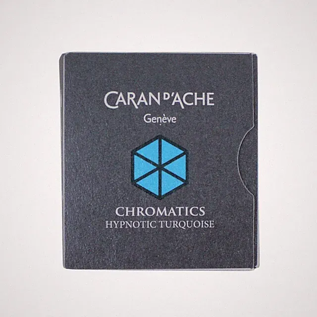 Caran d'Ache CD8021.191 Ink Cartridges - Hypno Turquoise (Pack of 6)
