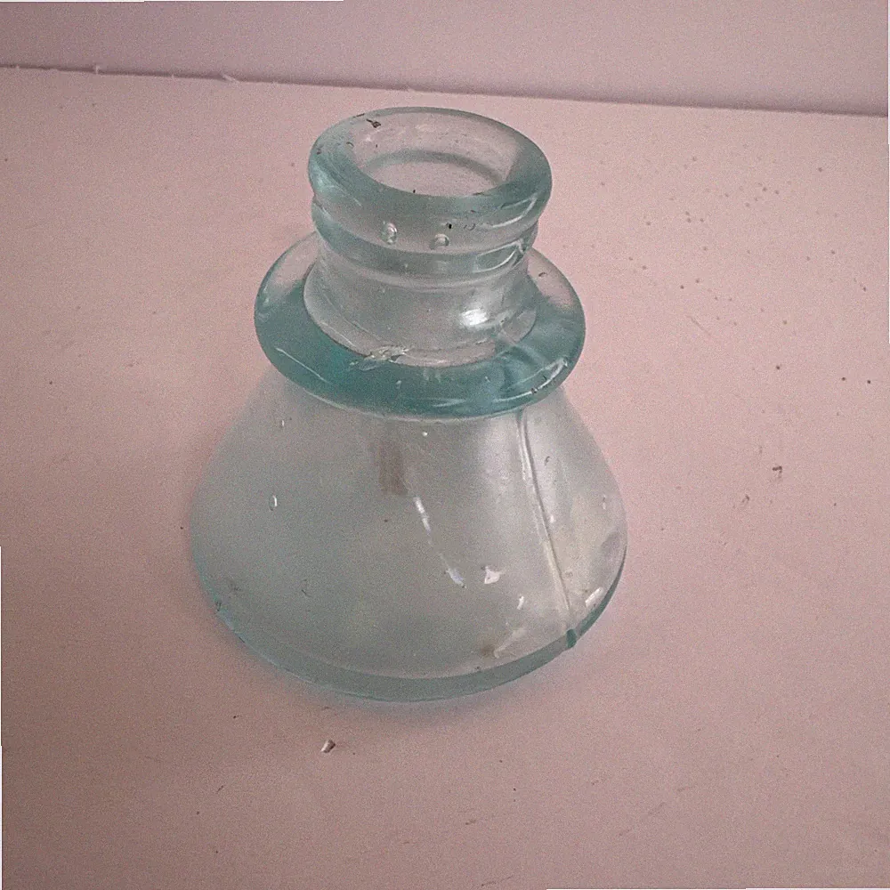 CARTER'S 1897 AQUA CONE INK BOTTLE HAND BLOWN NICE