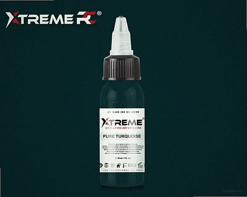 EU REACH Compliant PURE TURQUOISE by Xtreme Ink Premium Tattoo Color Pigment