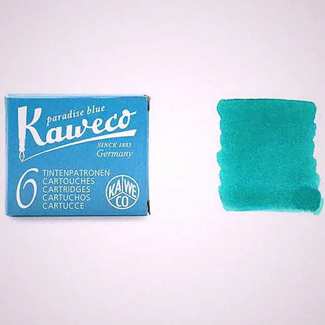 Kaweco Ink Cartridges Paradise Blue Pack of 6 K260FPR-TRQ