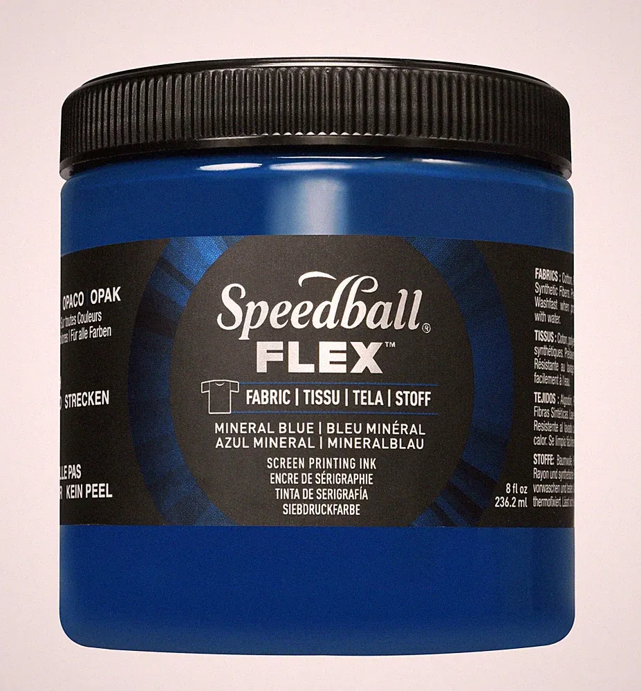 Mineral Blue Liquid Ink Advanced Water Based Ink for Fabrics 7.8 fl oz
