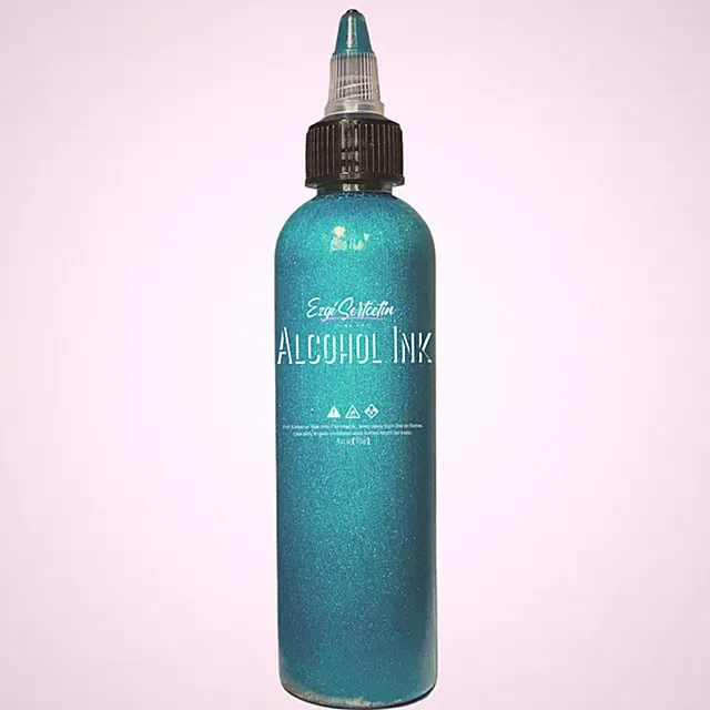 Premium Alcohol Ink|Metallic|Vibrant|High Saturated Unique Colors|4oz by volume