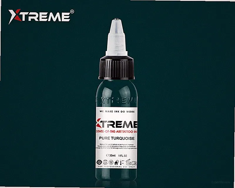 PURE TURQUOISE Xtreme Ink Premium Bright Solid Color Tattoo Pigment Made in USA